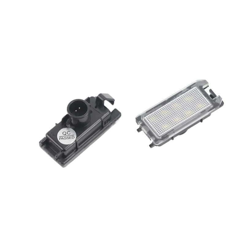 12V SMD Number Lamp For Jeep Grand Cherokee Compass Patriot Dodge Viper 2014-2017 Fiat 500 2Pcs LED Number License Plate Light