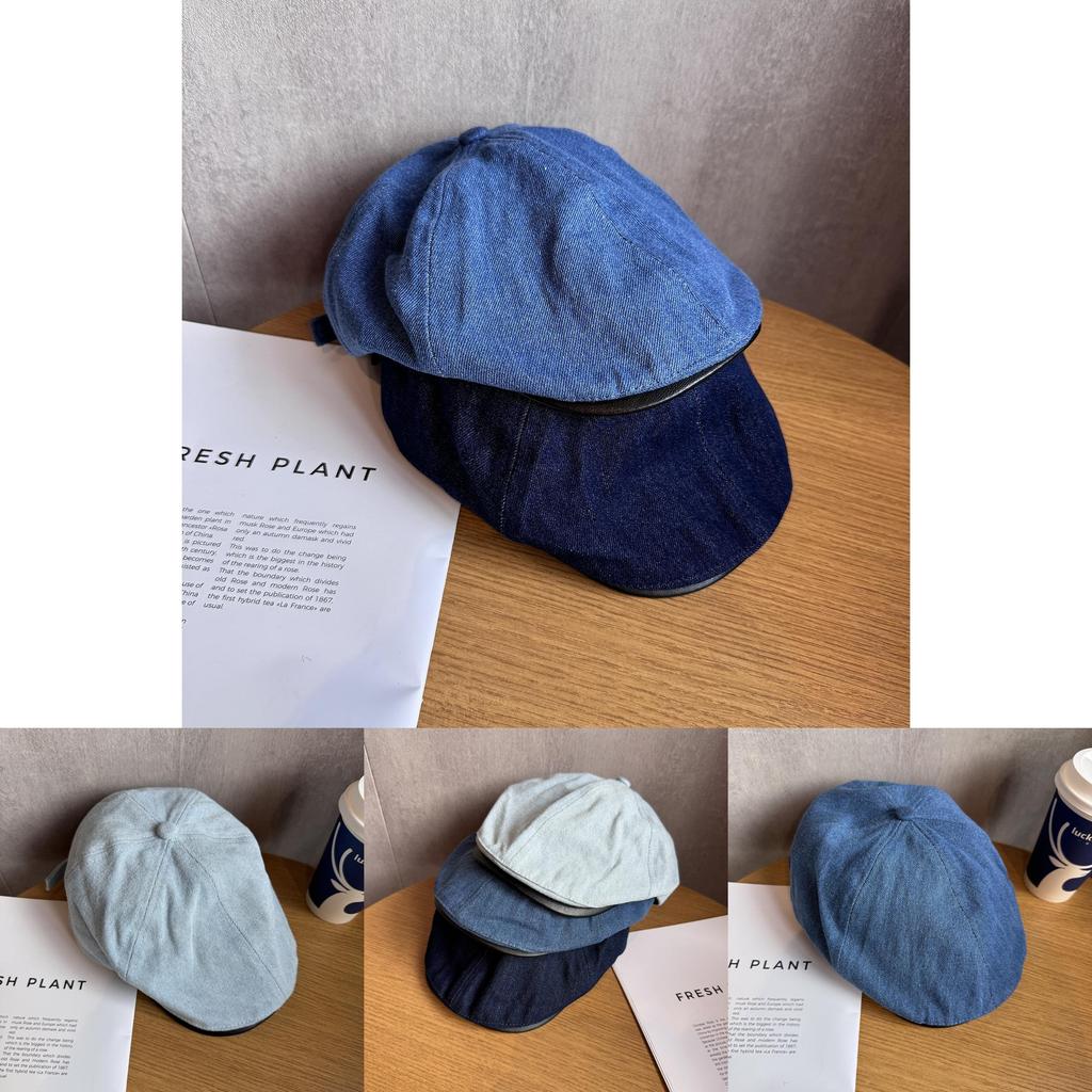 Denim Cotton Baseball Cap With Sun Protection Breathability For Casual Wear