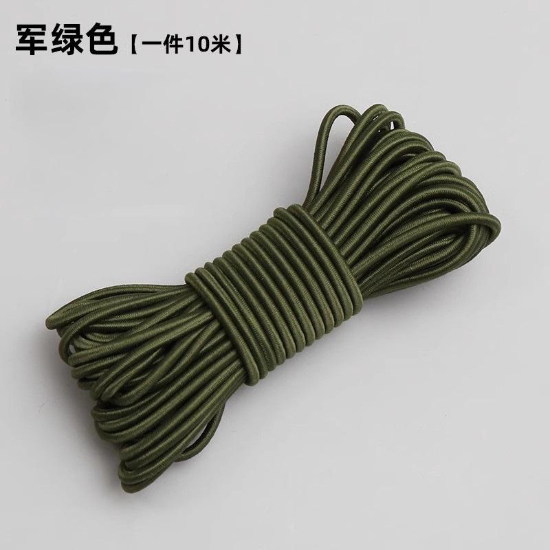 Hohe elastische elastische Seil langlebiges rundes elastisches Band rundes Gummiband Rinderband Seil elastisches Verstellseil elastisches Drahtseil dünn