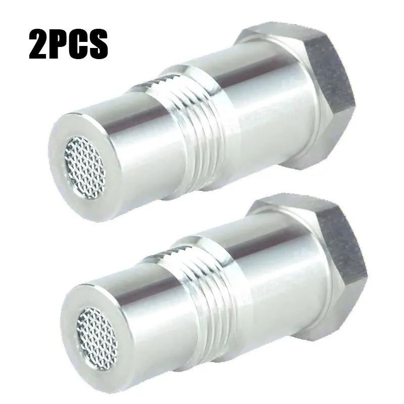 1/2Pcs Extension Filter Oxygen Sensor Connector Extender Spacer Internal Thread M18*1.5 Stainless Steel Adapter Car Parts