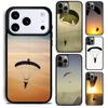 Gleitschirmfliegen Sport Handyhülle für iPhone 17 16 15 Pro Max Air 14 13 12 11 Plus Stoßfeste Capa Hülle