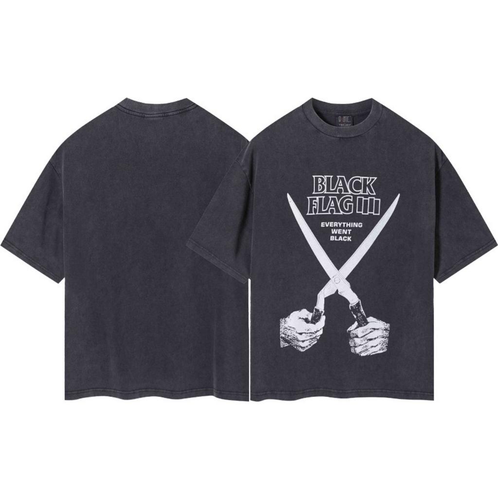 ZYLLO  Vintage Wash Heavy Cotton High Quality Short Sleeve T-shirt Fashion Casual for Men and Women