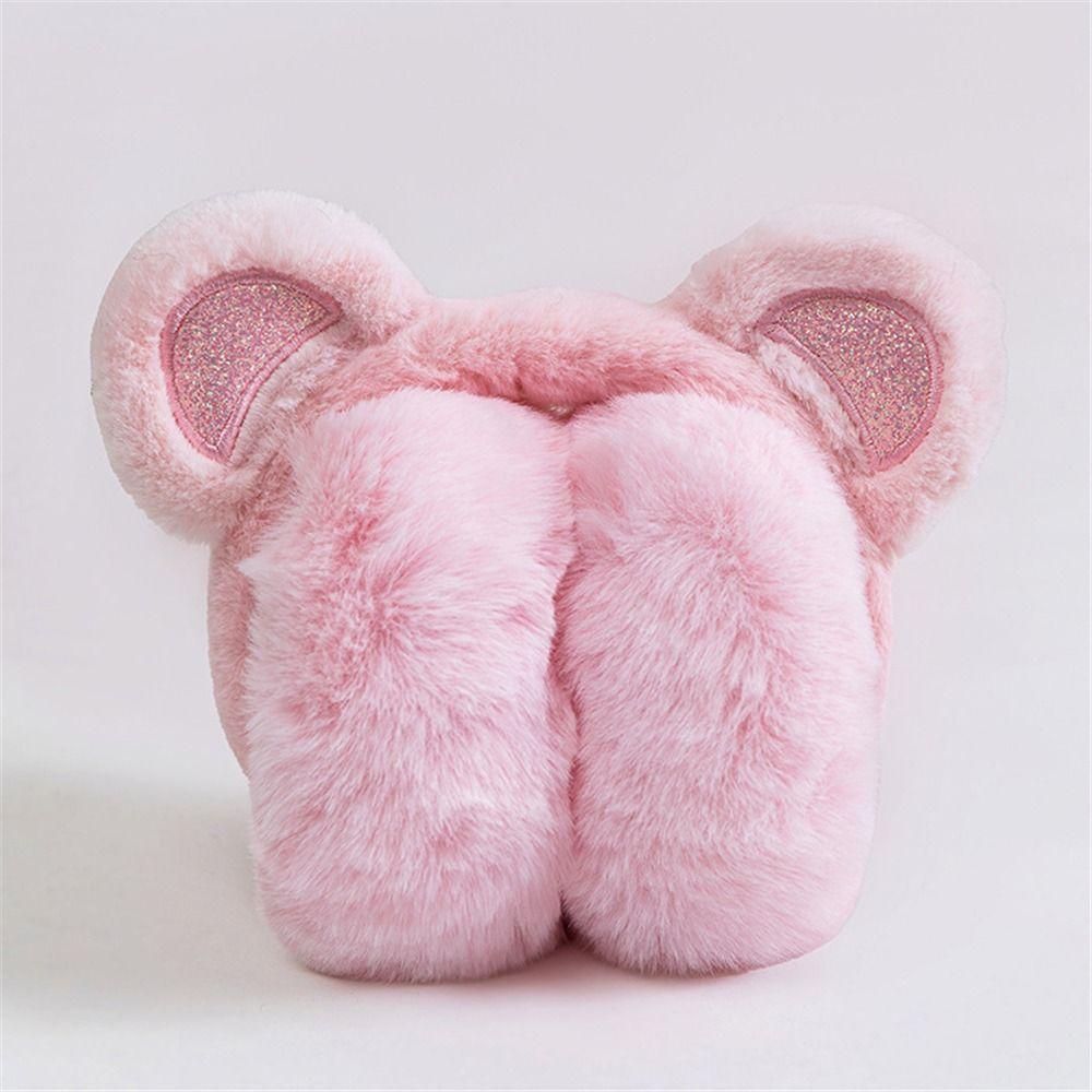 Buy Plush Winter Ear Warmers Outdoor Foldable Ear Muffs Fashion