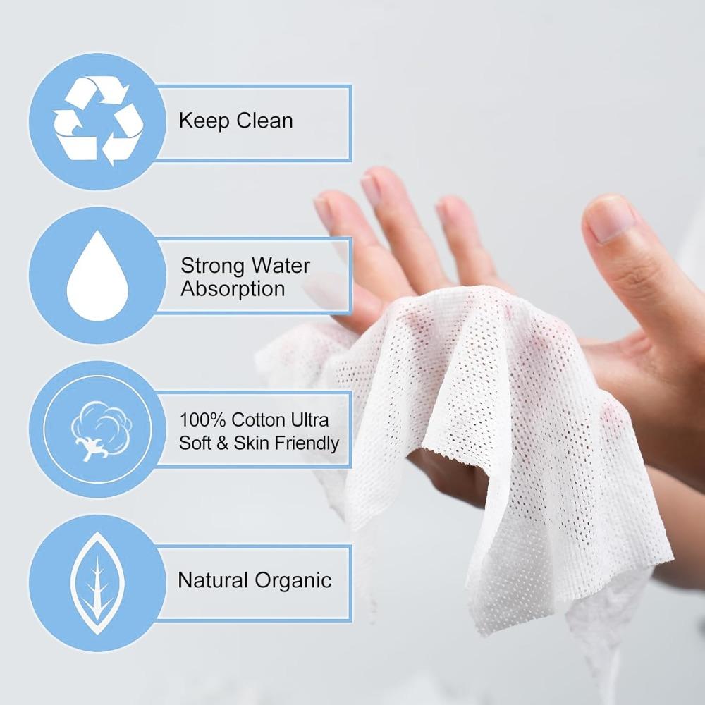 100PCS Disposable Compressed Towel Tissue Outdoor Travel Camping Portable Makeup Cleaning Cloth Mini Compressed Absorbent Towel