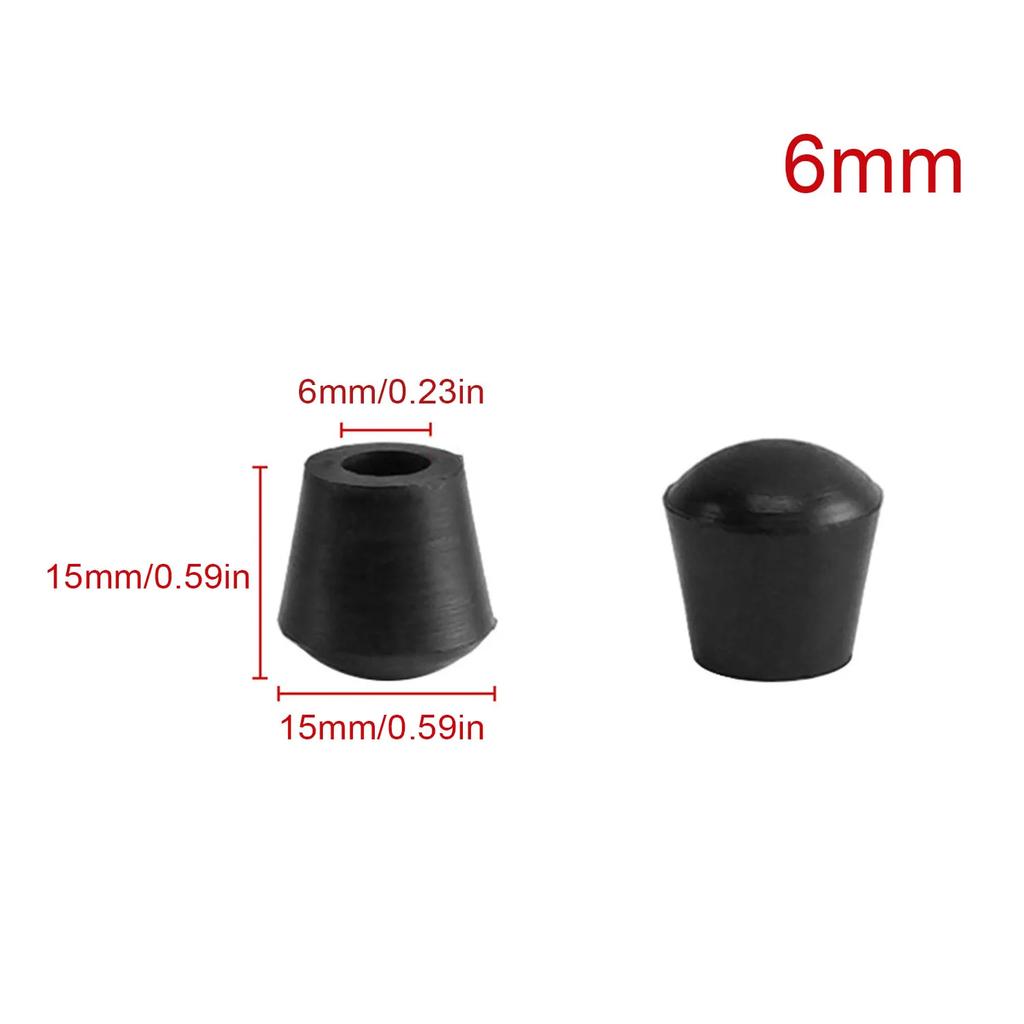 4-24pcs Round Furniture Foot Caps Chair Table Sofa Anti-Slip Silent Rubber Leg Pad Wooden Floor Anti-Scratch Protective Pad