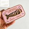 Sardine Tin Jewelry Box 3D Printed Necklace Earring Storage Box Easy Open Lids For Crafts & Packaging Storage