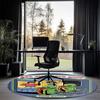 Steven Rhodes Printed Round Rug Carpet Chair Rug Area Rug Entryway Doormats,for Office Chair Living Room Bedroom Kitchen Room.