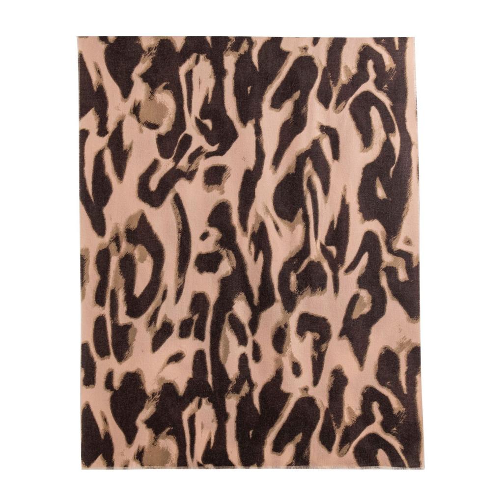 New women's scarf leopard print polyester hair long thermal scarf travel shawl outside Europe and America