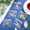1Set 20Pcs Jewelry Storage Rolls Reusable Zipper Bags for Accessories Travel Essentials Pill Organizer Multifunctional Organizer Kit