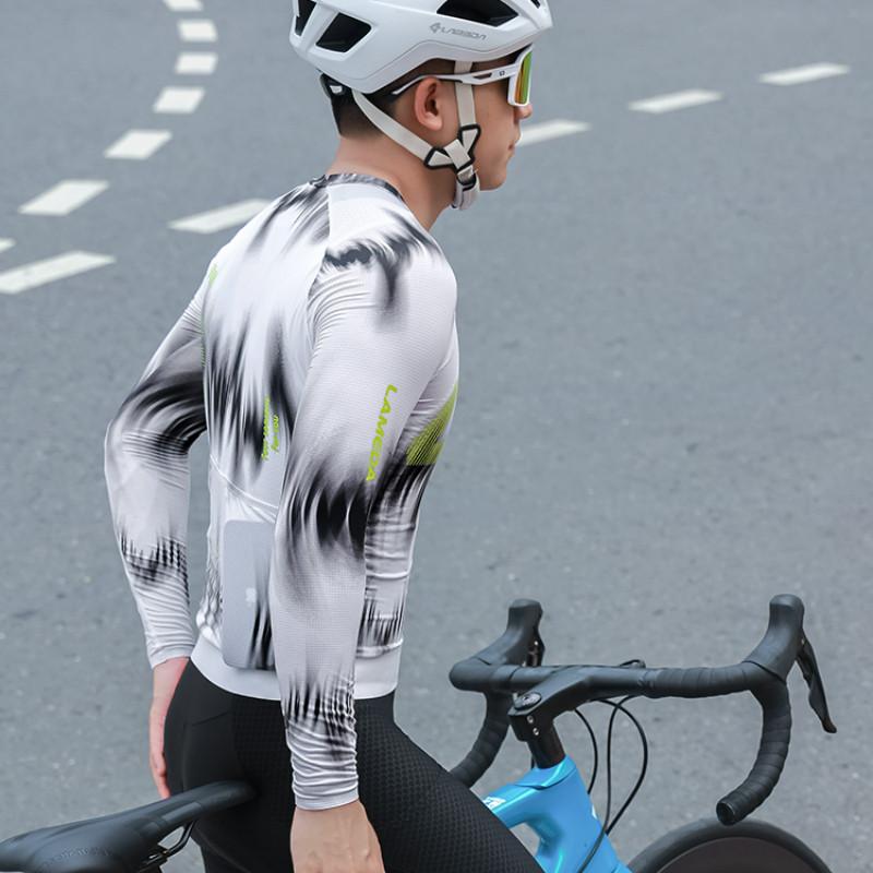 Men's Cycling Jersey Spring Summer Quick Dry Men's Moisture-wicking Antibacterial Thin Mtb Shirt Cycling Clothing