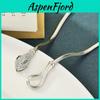 Elegant Snake Design Necklace For Women With Exquisite Rhinestone Accents And Adjustable Length For Perfect Fit