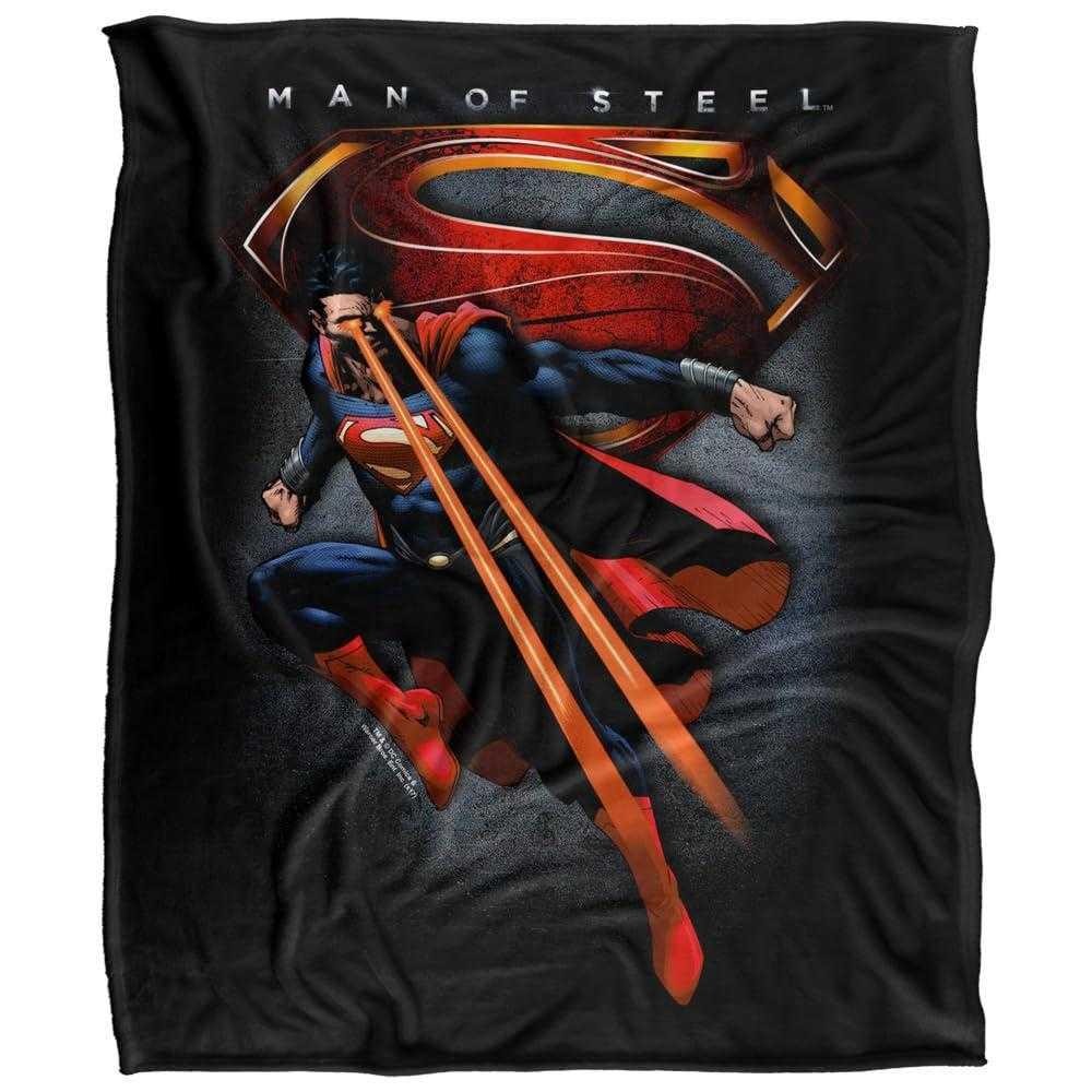 Superman Man Of Steel Symbolic Superman Soft Touch Blanket