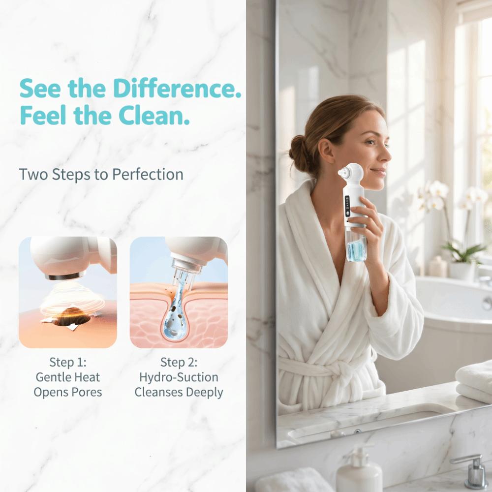 USB Charging Electric Blackhead Pore Cleaner Vacuum Mini Bubble Beauty Device  Women and Men