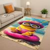 3D  Cute Minions Cartoon Christmas Gift Living Room Non-Slip Area Rug Carpet for Bedroom Playroom Sofa,Home Decor Doormat