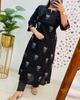 Indian Women Designer Kurta Pant Cord Set Bollywood Top Tunic Pure Cotton Kurti Dress
