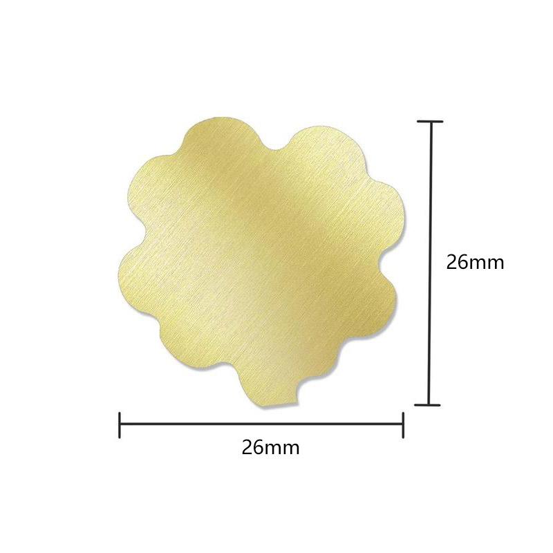 Blank Wax Seal Fire Lacquer Seal Copper Head Round Heart Shape Sealing Wax Stamps for Scrapbooking Invitation Greeting Card Seal