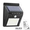 Solar Light PIR Motion Sensor Wall Light Outdoor Solar Lamp Waterproof Solar Powered Sunlight Street Lamp Garden Decor