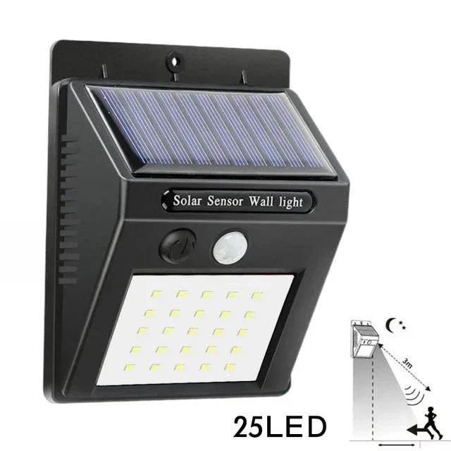 Solar Light PIR Motion Sensor Wall Light Outdoor Solar Lamp Waterproof Solar Powered Sunlight Street Lamp Garden Decor
