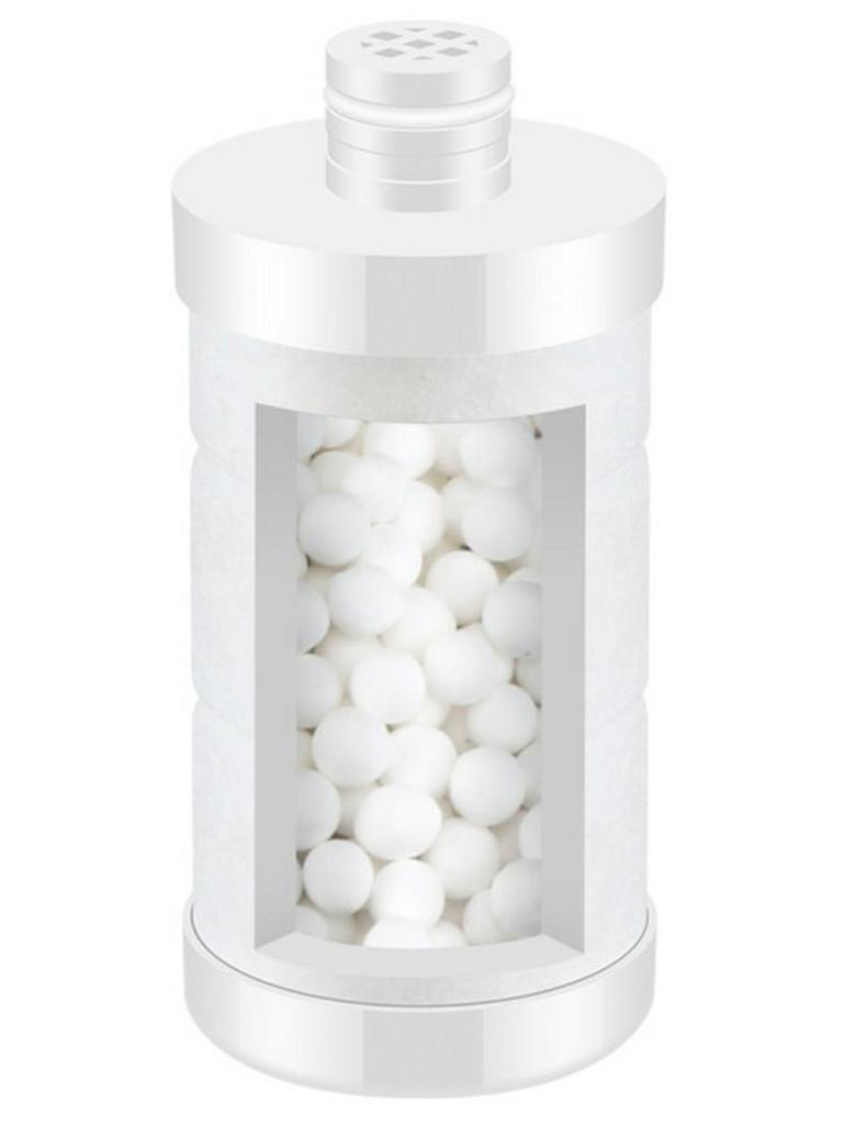 15-Layer, 20-Level Granular Shower Filter with PP Cotton & Activated Carbon - Eliminates Residual Chlorine for Purified Bathroom Water