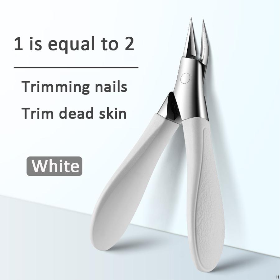 Ingrown Toenail Clipper Angled Nail Clippers for Thick Nails Slant Curved Blade Nail Cutters Ingrown Nail Pain Relief Tool