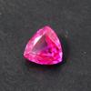 Loose Gemstone Natural CERTIFIED 5.15 Ct Trillion Cut Pink Ruby Ring Size
