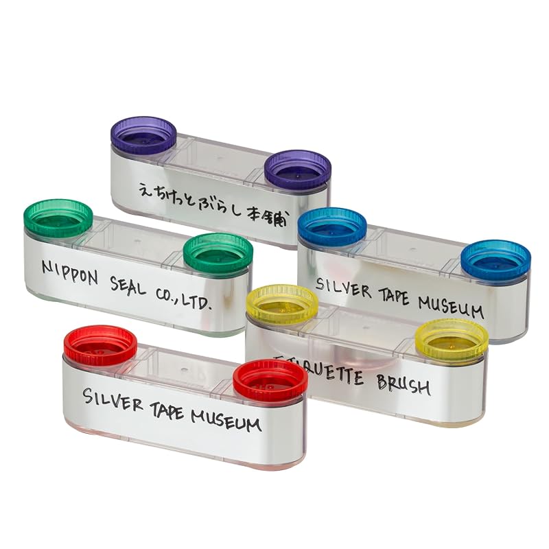 Nippon Seal Silver Tape Museum Silver Tape Holder Storage Case, Transparent, for Fans, Fan Activities, and Fan Goods. Silver Tape Storage Case Holder