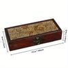 1Pc Retro Antique Pen Box Desktop Storage Organizer for Jewelry Office Supplies and Miscellaneous Items