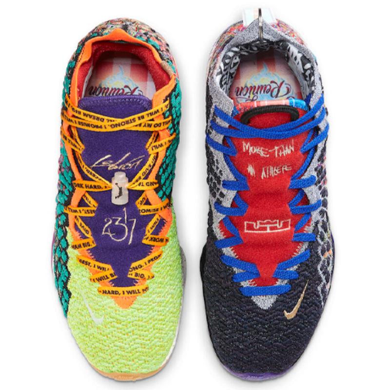 Nike Lebron 17 "What The" Sneakers CV8080-900