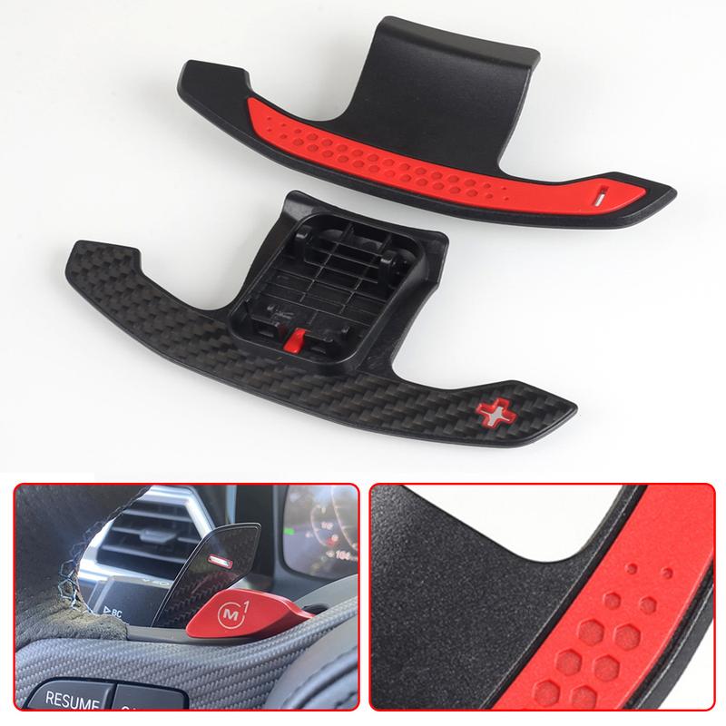 Carbon Paddle Shifter For BMW 8 Series G15 G16 M8 Coupe F91 F92 F93   Car Steering Wheel Extension Interior Upgrade