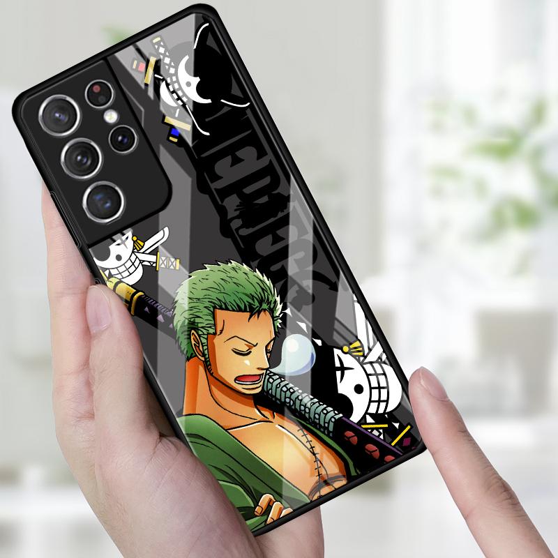 

OneS P-ieceS Zoro Case for Samsung Galaxy S25 S10 S23 Plus S22 S8 S9 S20 FE S24 Ultra S21 Note 10 20 8 9 Phone Cover Galaxy S8