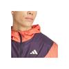 Adidas Ekiden Running Jacket With Letter Print And Color Blocking Men Jacket Light-Red IU0688
