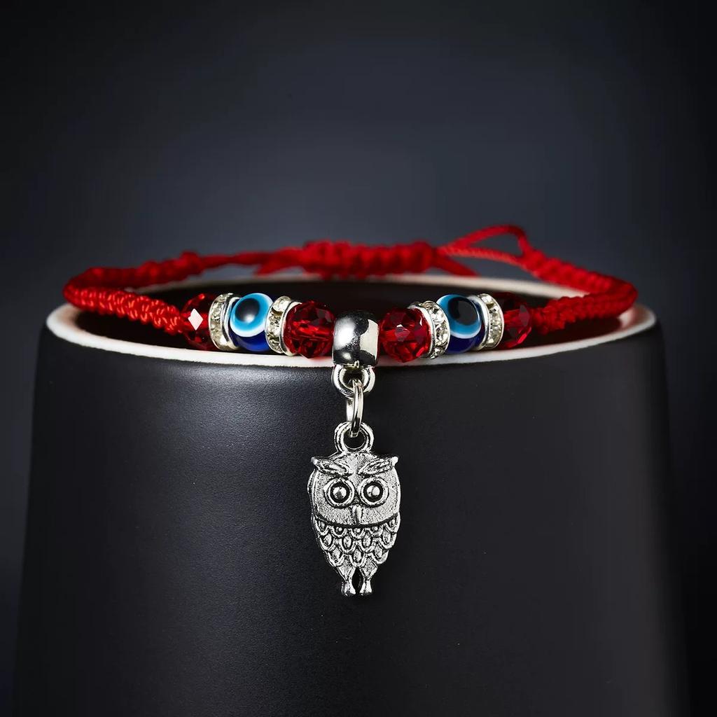 Türkisches Glücksarmband mit blauem Blick (14 verschiedene Stile) – Handgefertigter Glücksschmuck für Damen – Modisches Armband mit blauem Augen-Anhänger – Freundschaftsschmuck