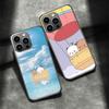Custodia per Telefono BuBu DuDu Carina Per Iphone 16 15 Plus 13 12 Mini 17Air 16E 11 14 Pro 17 Pro Max Cover Guscio Coque Morbida Trasparente Capa Carina
