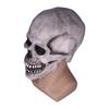 Scary Skull Mask with Movable Jaw Flexible Latex Halloween Costume Party Props Cosplay Accessory
