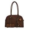 Big Size Women Bowling Bags Suede Pure Color Large Capacity Shoulder Crossbody Bag With Lg Strap 2026 Luxury Designer Handbags