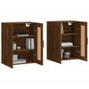 VidaXL Wall Cabinets 2 Pcs Brown Oak Engineered Wood 3198048