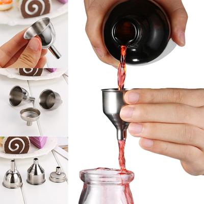 Canning Kitchen Tool Liquid Bar Mini Funnel Small Mouth Filling Wine Stainless Steel