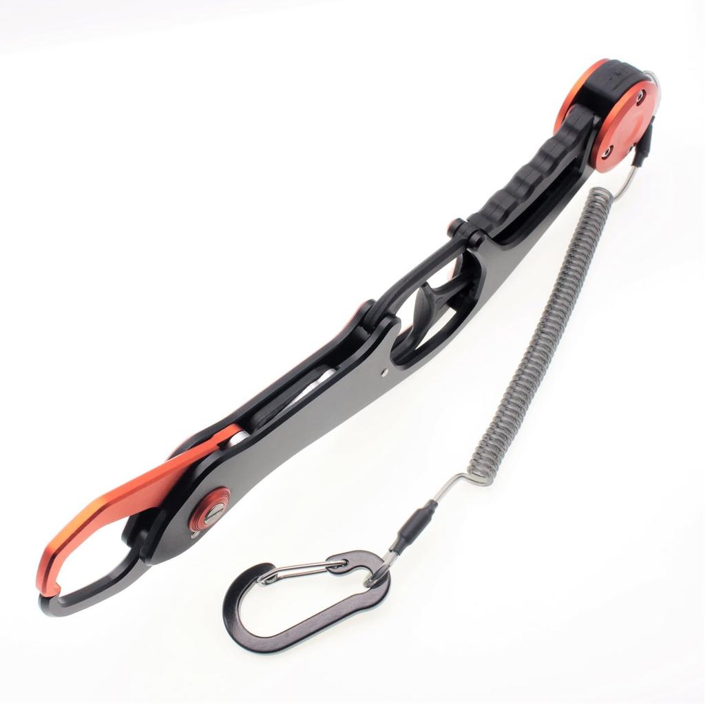 1091 Fish Aluminum Fish Catcher (Iregui) Grip, Ultra-Lightweight (Bright Orange)