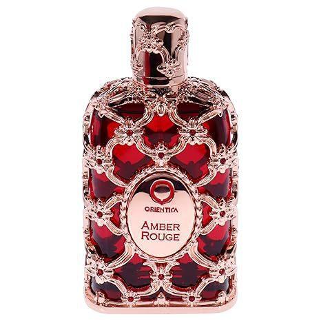 Orientica Amber Rouge Oriental Dubai Parfüm für Damen Herren 100ml Eau de Parfum Langanhaltender Duft Duft Oud Arabisches Geschenk