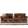 New Sofa Cover Non-Slip Light Luxury High-End Sofa Towel Straight Row Three-Person Seat Cushion Cover Universal In All Seasons
