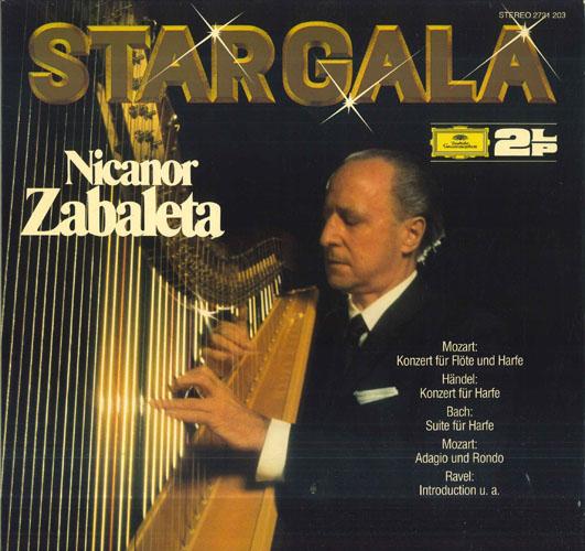 

LP Record NICANOR ZABALETA Stargala 2721203 DEUTSCHE GRAMM 1980 Germany Classical Used