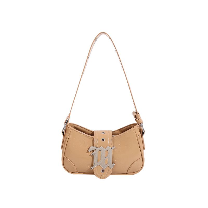 

Модный дизайн женская маленькая сумка 2025 весна новая простая высококачественная текстура сумка на плечо под мышку