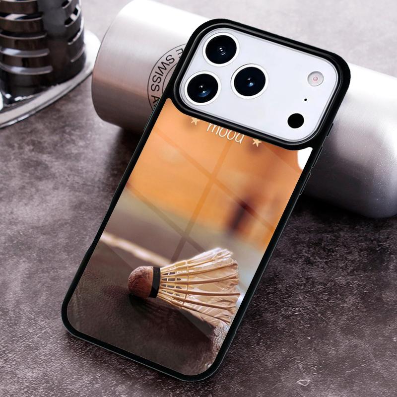

Чехол для телефона с изображением воланчика для бадминтона Для iPhone 17 16 15 14 13 12 11 Pro Max Plus 17Air Мягкий силиконовый чехол iPhone 14 Pro Max