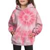 Girls' Hooded Tie-Dye Sweatshirt - Pullover Print Top