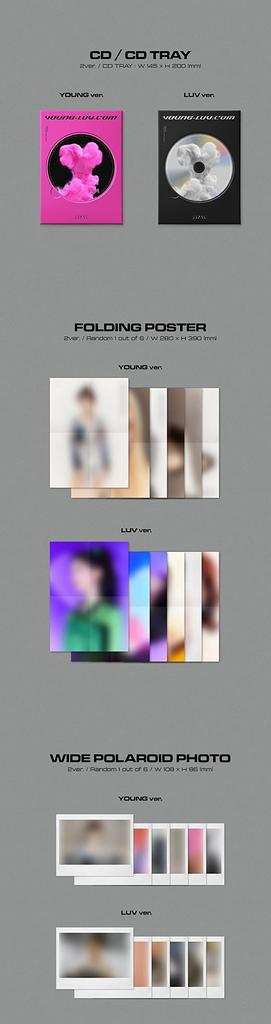 STAYC 2nd Mini Album YOUNG - - LUV.COM (Korean Edition)