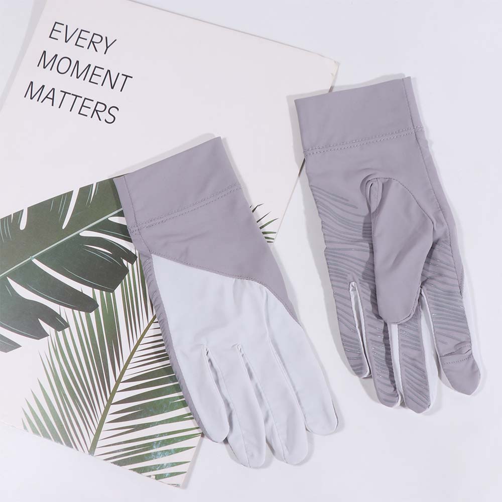 Anti-UV Ice Silk Gloves Ice Silk Cycling Driving Gloves Running Sports