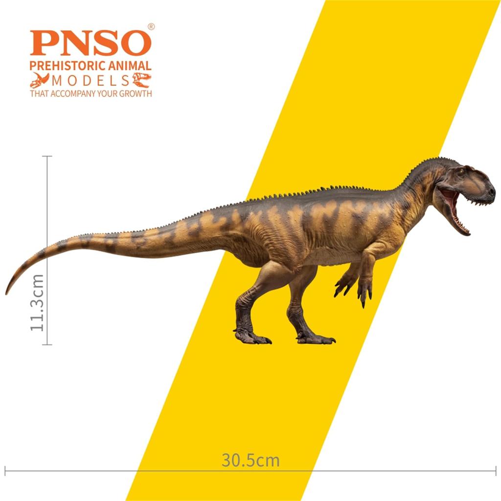 BACALYSO PNSO Growth Series 76 Yangchuanosaurus Da Openable PVC Dinosaur Toy Model Figure, Peng, Allosaurid, 32cm, Mouth,