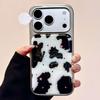 Star Graffiti Milk Pattern Is Suitable for Apple 16/17Pro Epoxy Mobile Phone Case IP15 Water Condensation 14 Personality 13 Large Holes