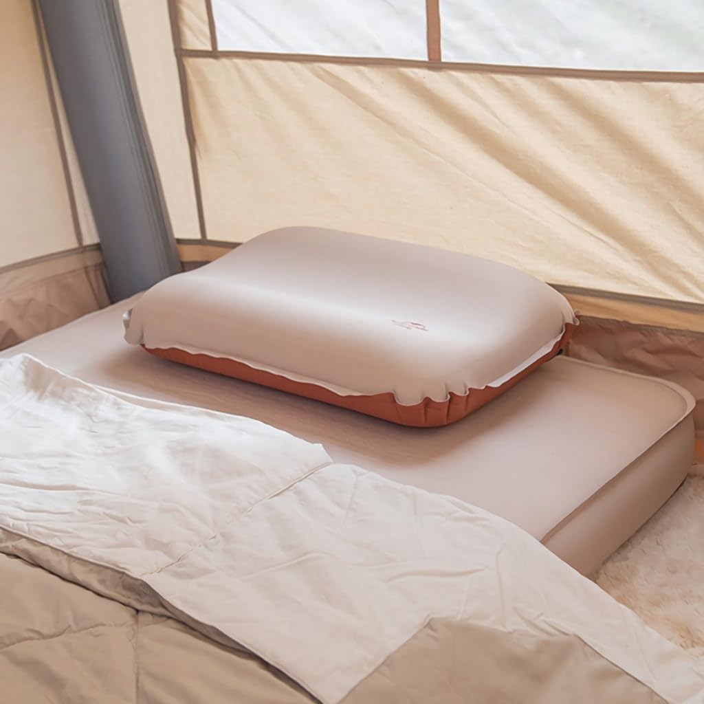 Naturehike Luftkissen aus Schwamm, bequem, leicht, tragbar, mit Aufbewahrungstasche, kompakt, für Outdoor, Camping, Reisen, Auto, Schlaf, Büro, selbstaufblasend