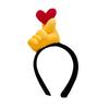 Cosplay čelenka Kreslené srdce Design s postojem palce nahoru Dívčí vlasová obruč Lehká Všestranná čelenka Vlasový doplněk